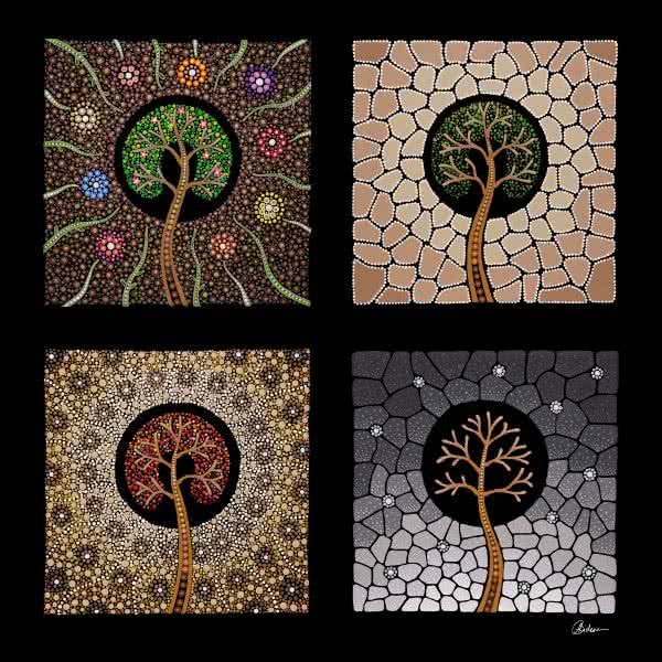 Tree of Life Seasons | Copyright | Leah Brideson