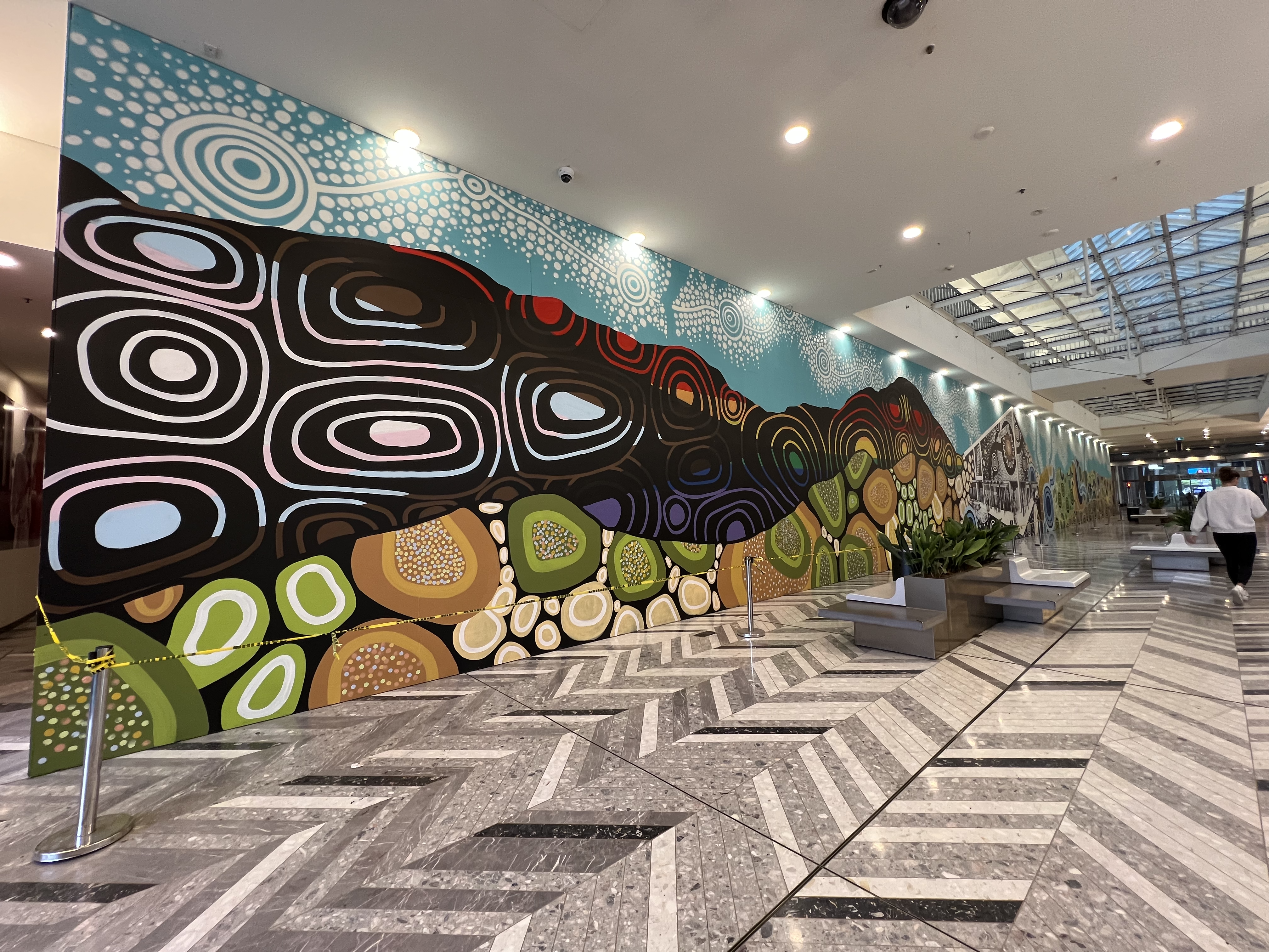 Leah x Geoff Canberra Centre Mural | Copyright | 2023